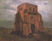 The Old Cemetery Tower at Nuenen (nn04) Vincent Van Gogh